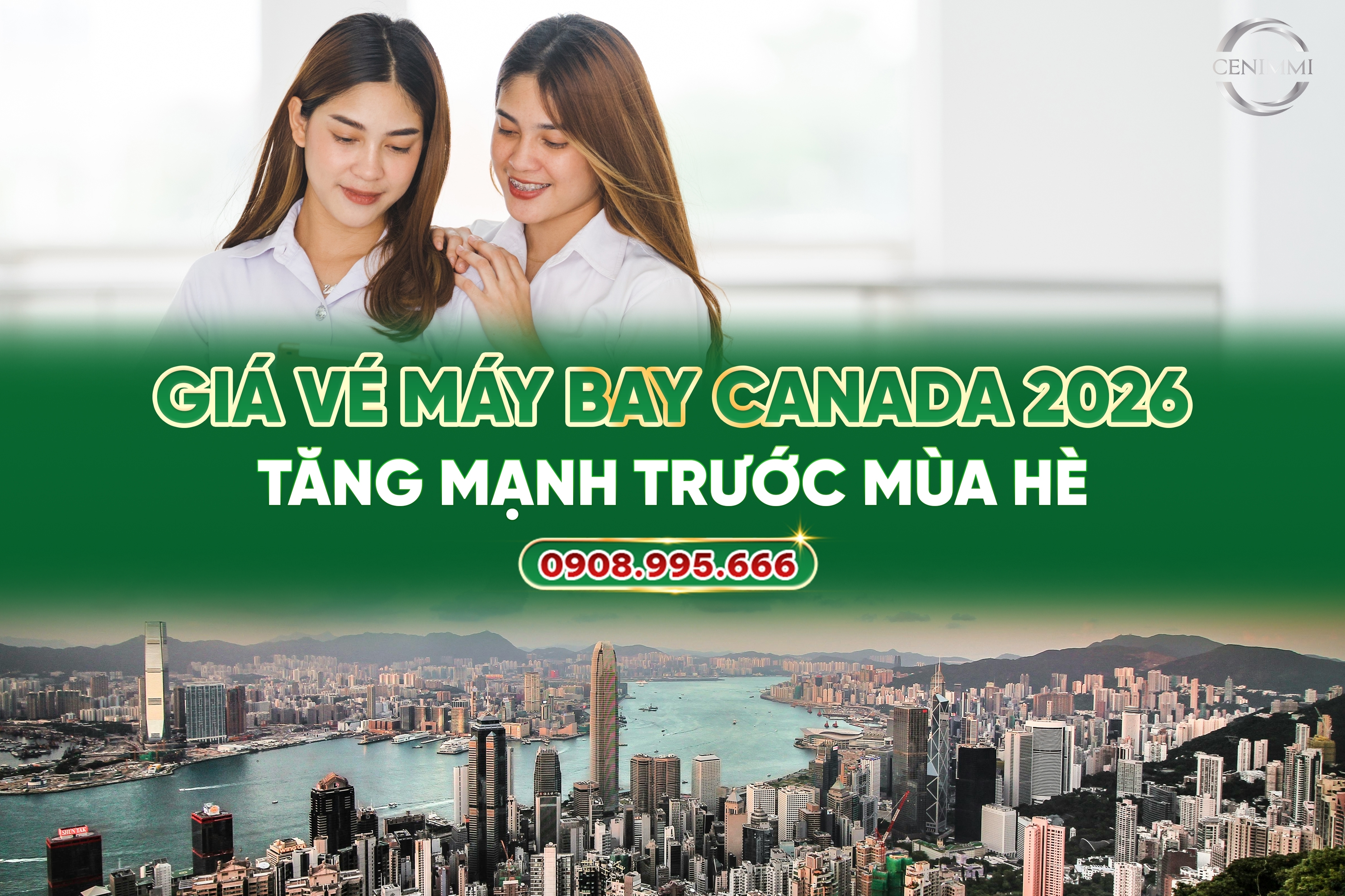 Giá vé máy bay Canada 2026 tăng mạnh trước mùa hè