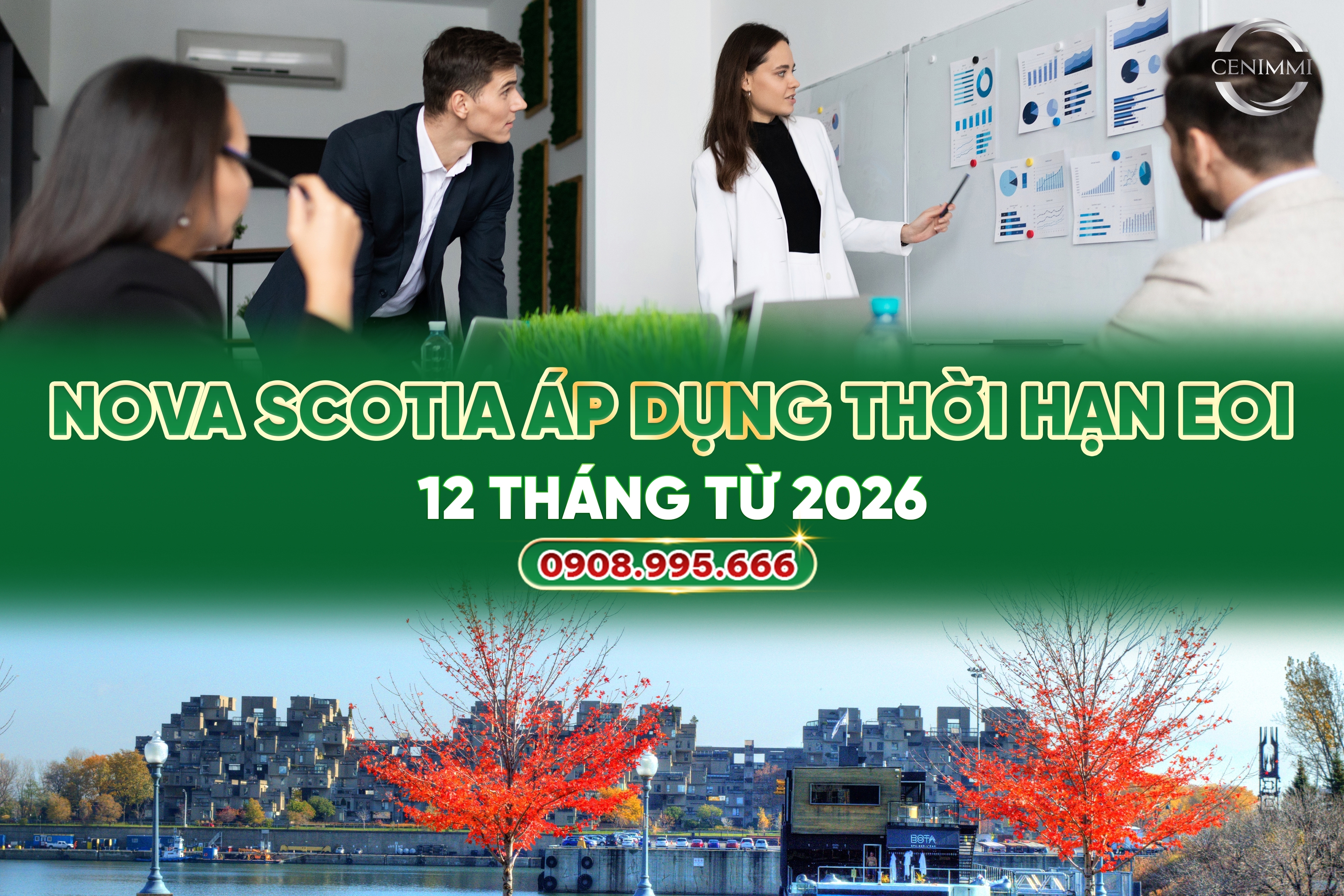 Nova Scotia áp dụng thời hạn EOI 12 tháng từ 2026