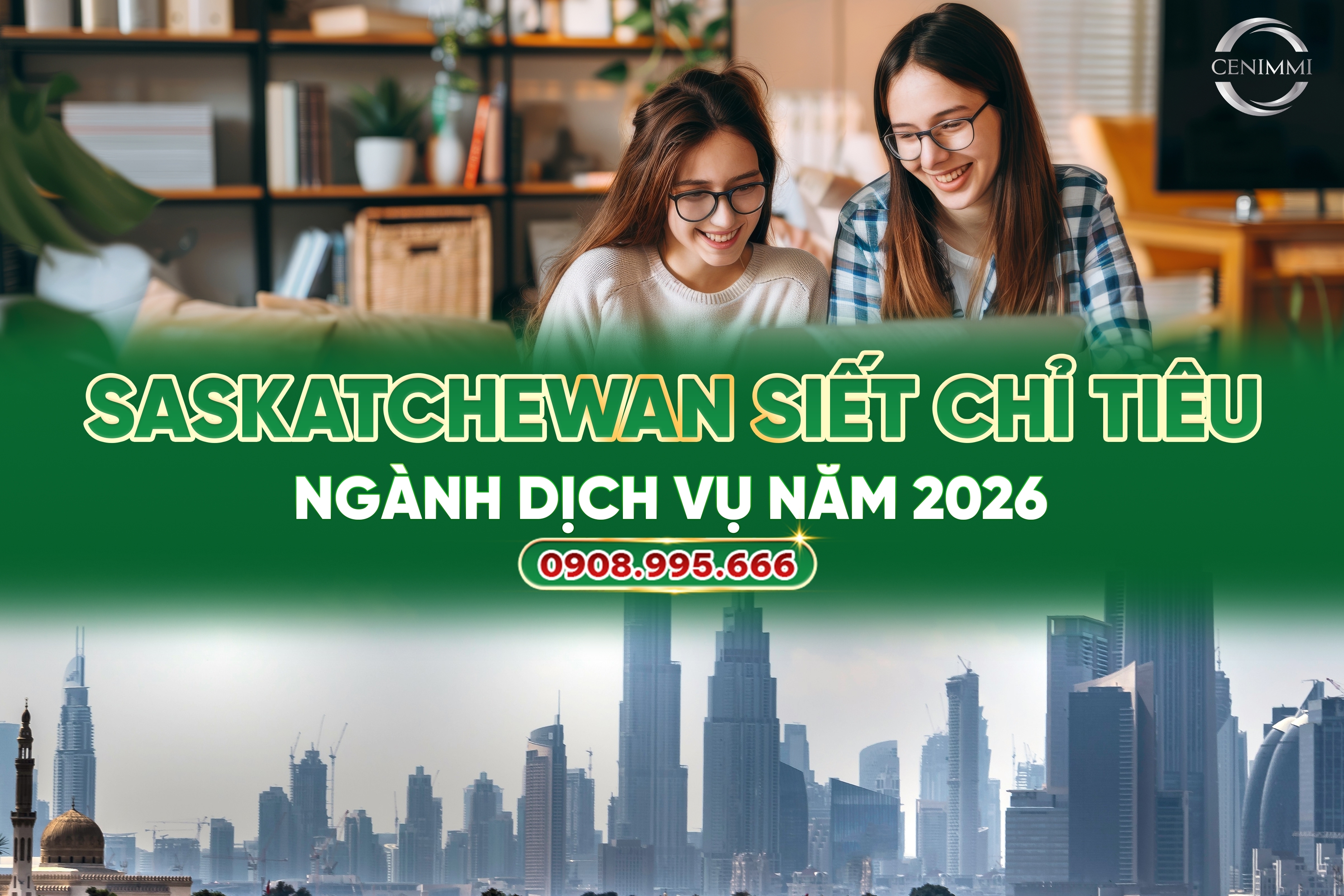 Saskatchewan siết chỉ tiêu ngành dịch vụ năm 2026