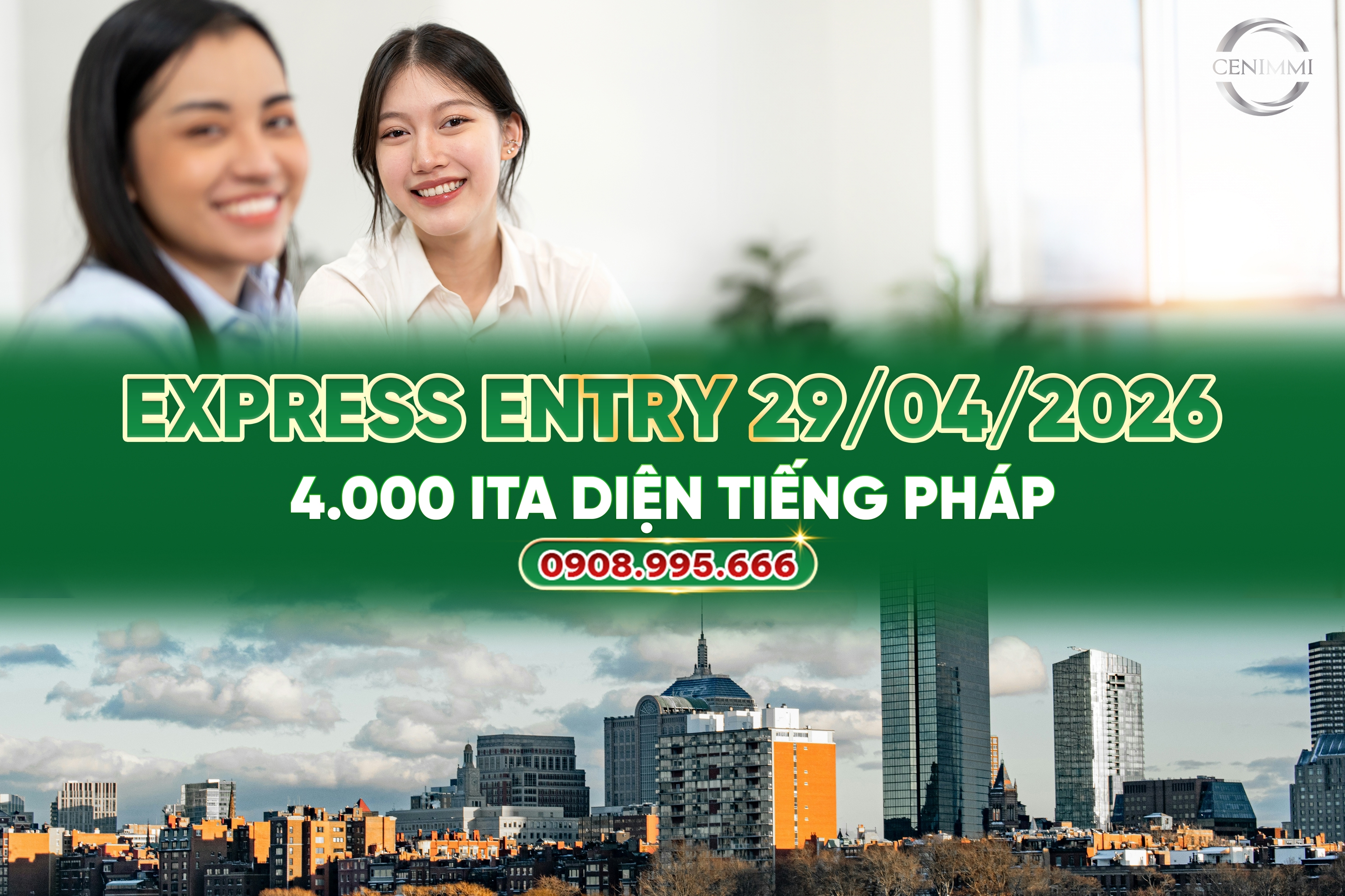Express Entry 29/04/2026: 4.000 ITA diện tiếng Pháp