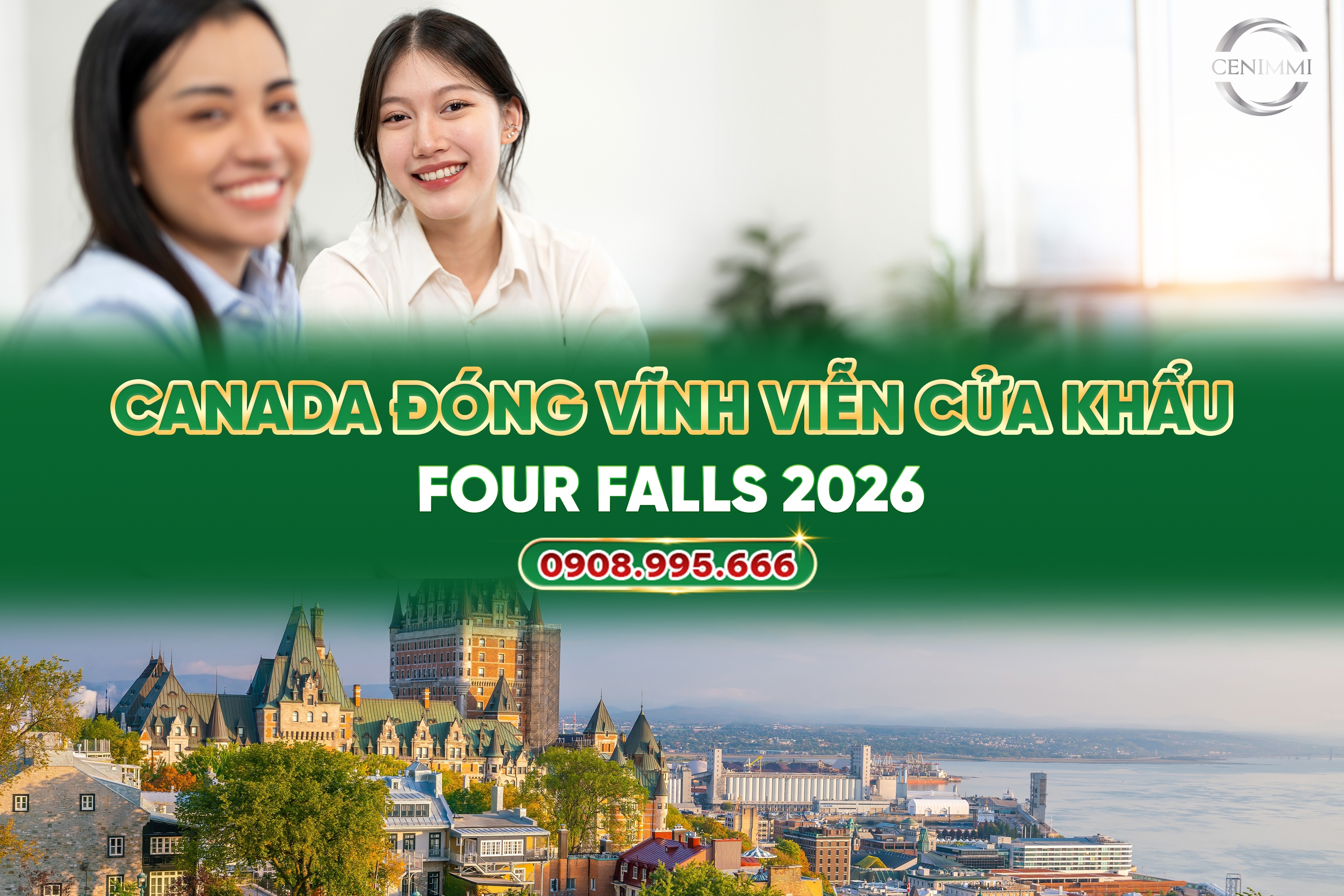 Canada Đóng Vĩnh Viễn Cửa Khẩu Four Falls 2026