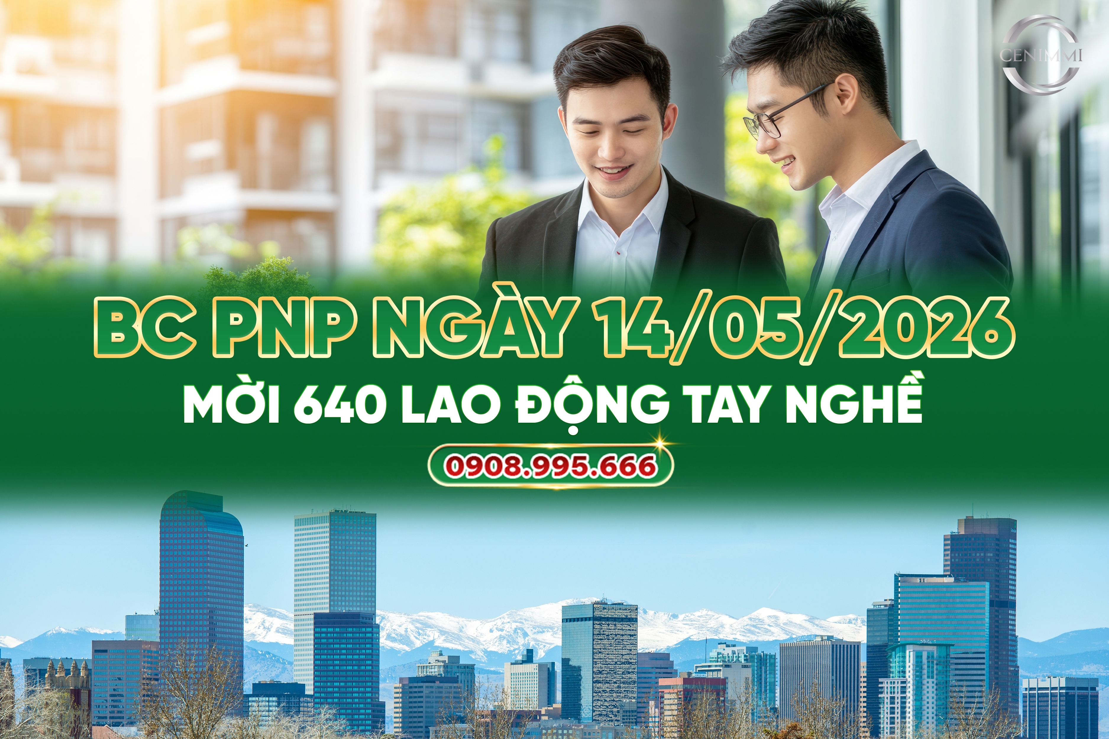 BC PNP ngày 14/05/2026 Mời 640 Lao Động Tay Nghề