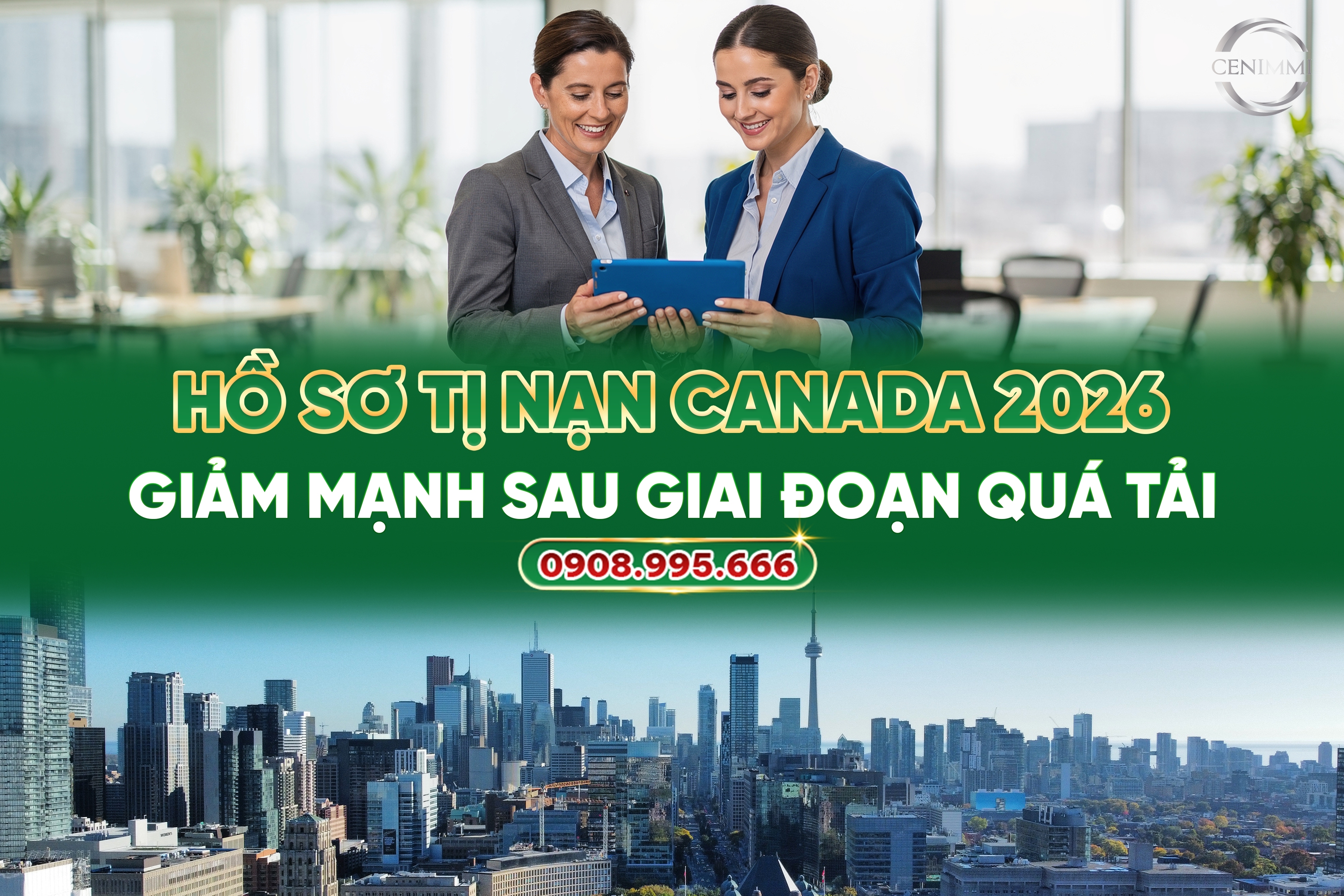 Hồ sơ tị nạn Canada 2026 giảm mạnh sau giai đoạn quá tải