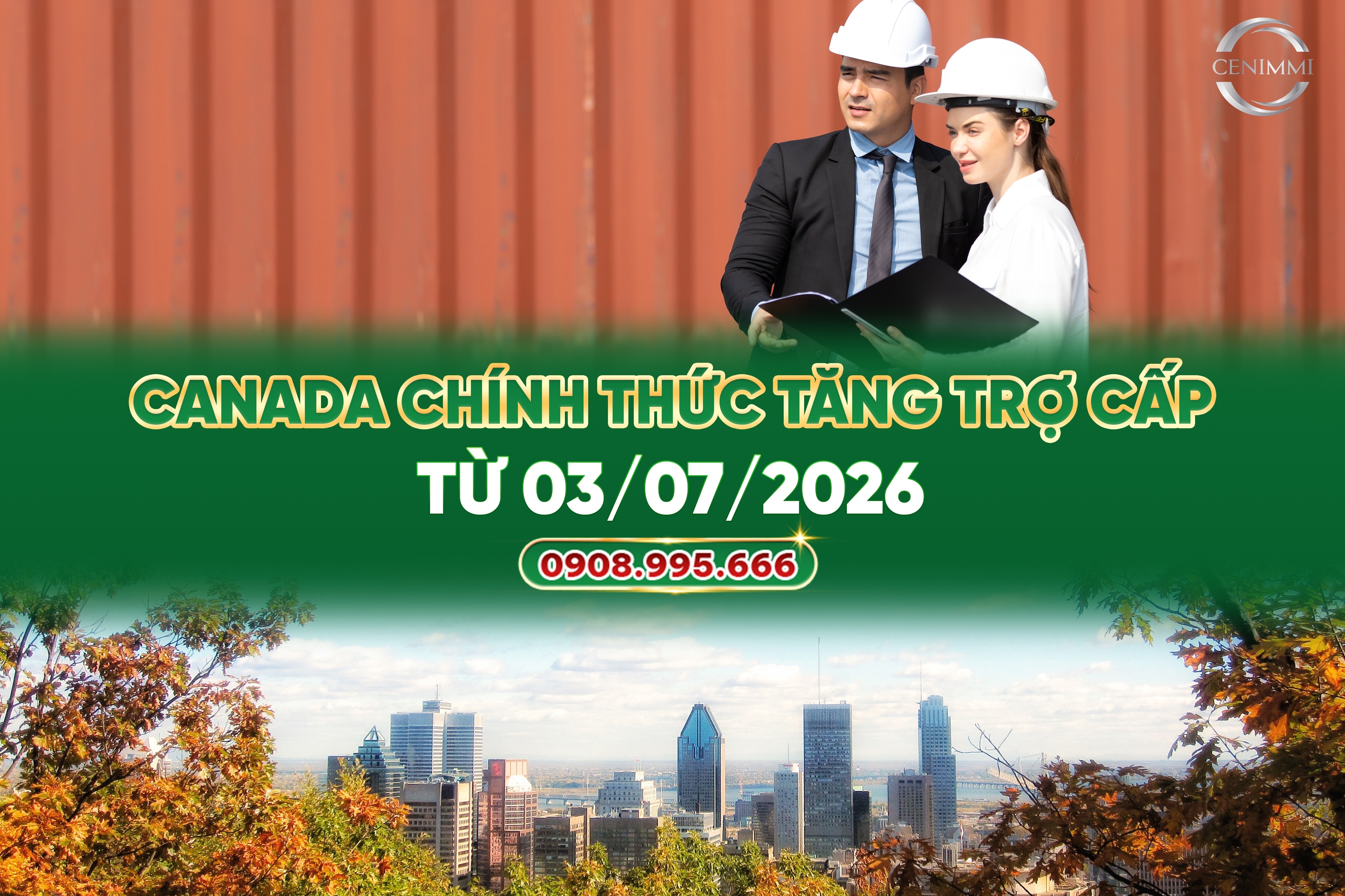 Canada Chính Thức Tăng Trợ Cấp Từ 03/07/2026