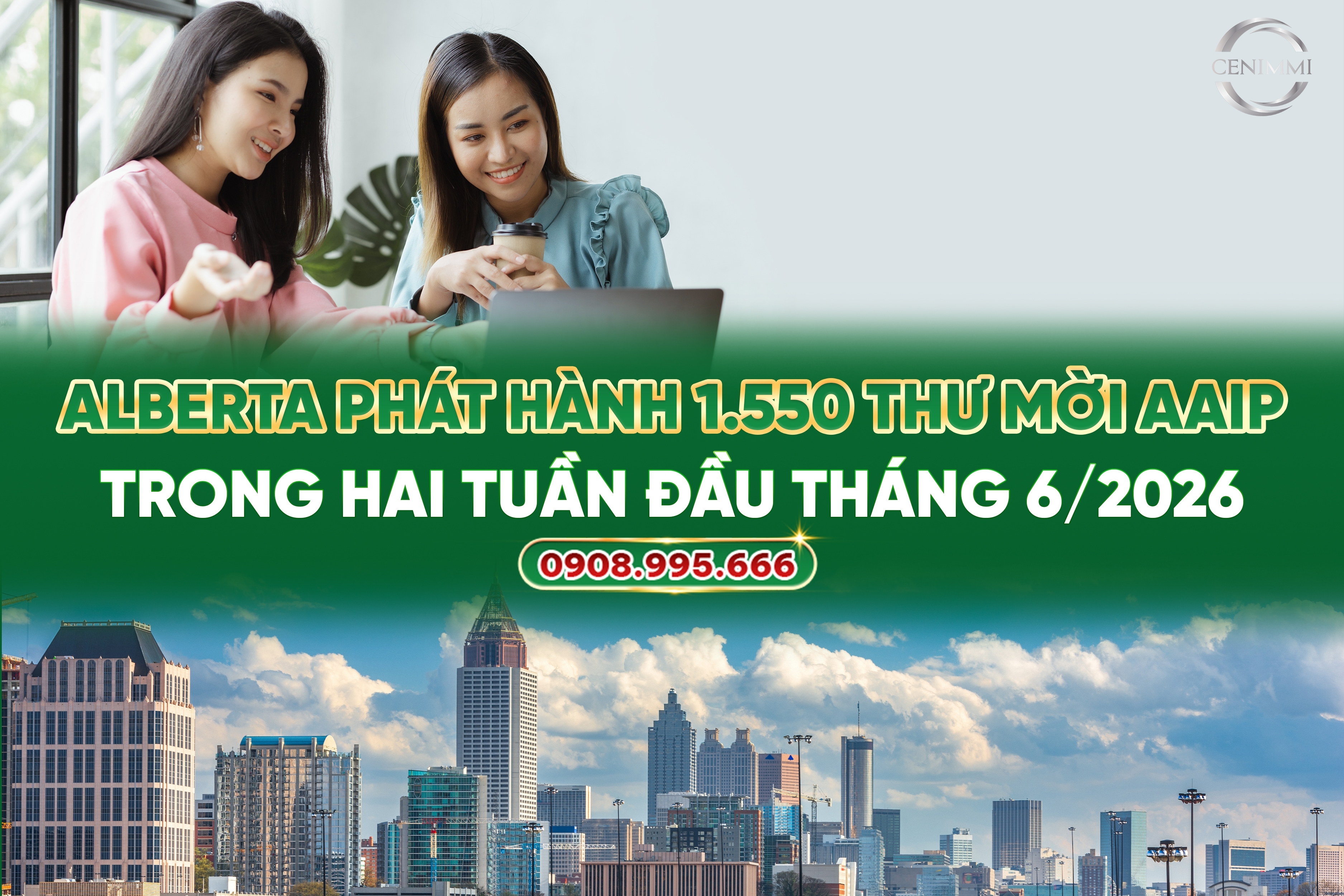 Alberta phát hành 1.550 thư mời AAIP trong hai tuần đầu tháng 6/2026