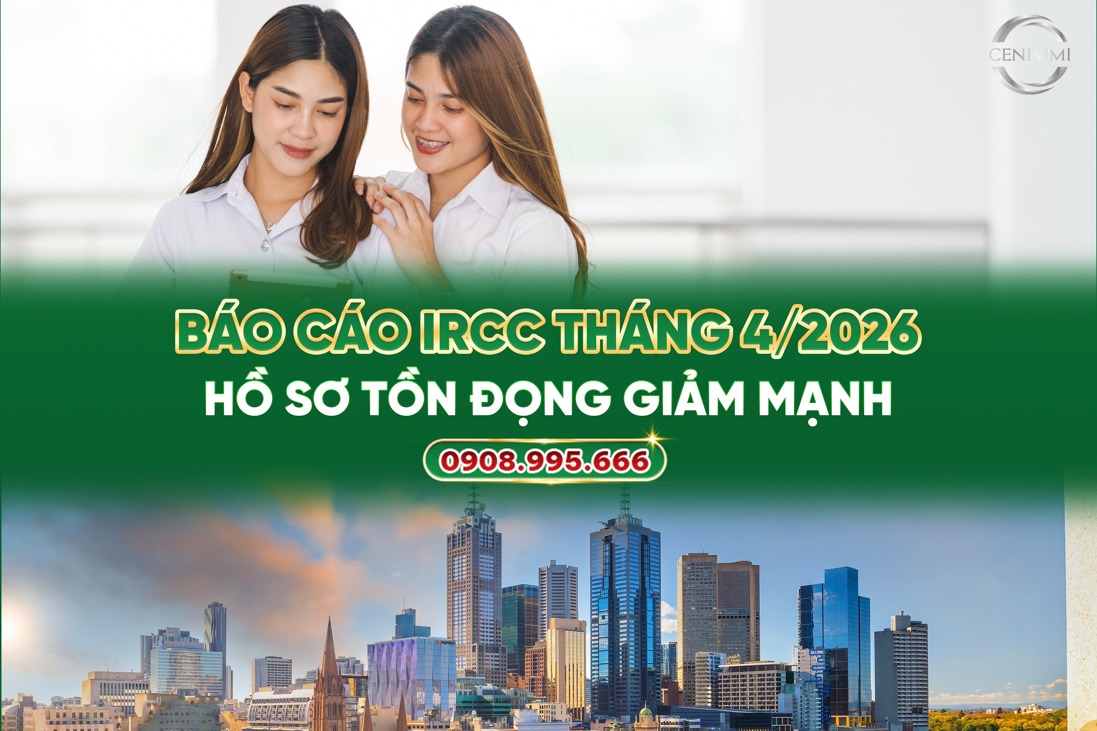 Báo cáo IRCC tháng 4/2026: Hồ sơ tồn đọng giảm mạnh