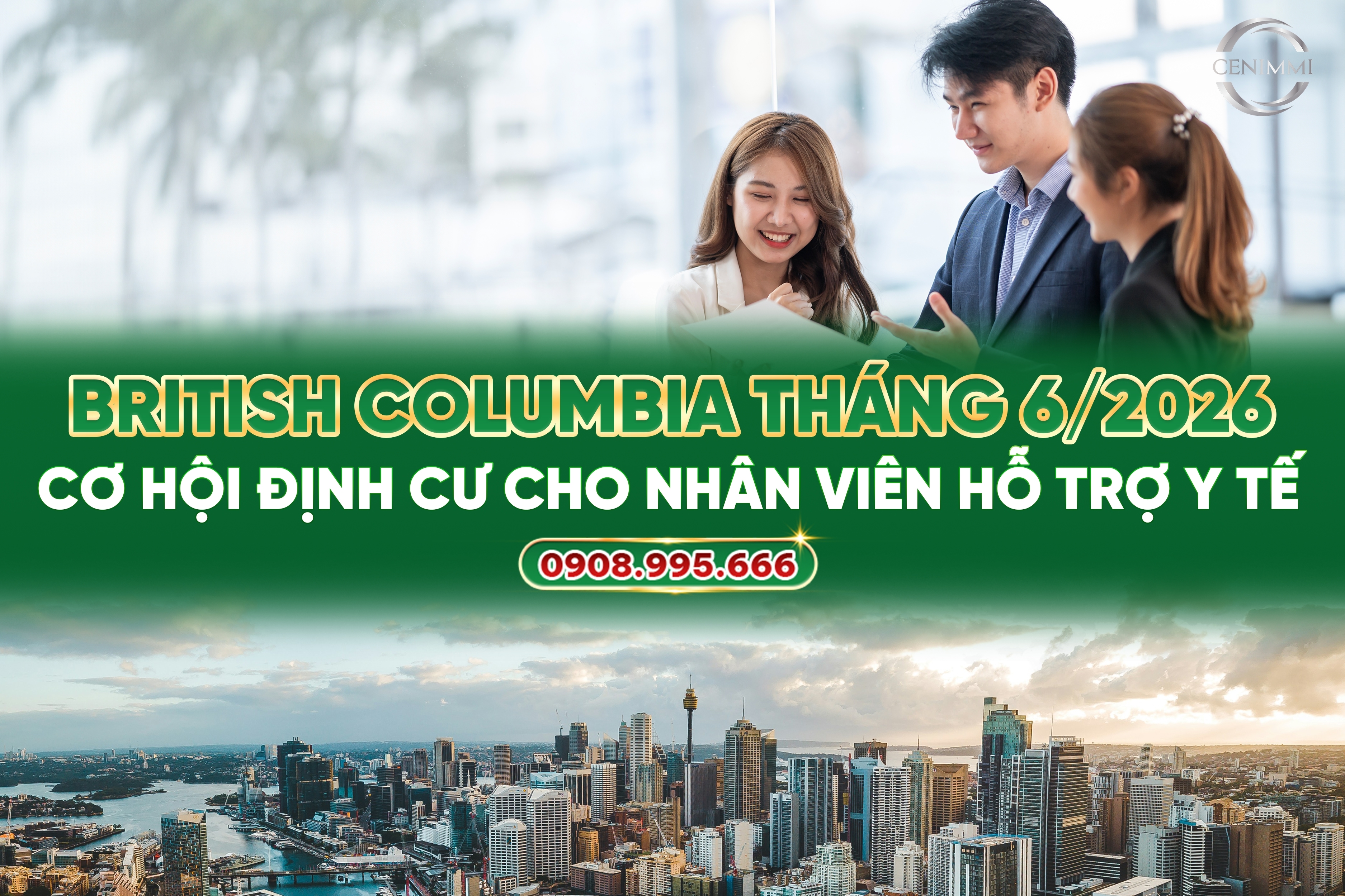 British Columbia tháng 6/2026: cơ hội định cư cho nhân viên hỗ trợ y tế