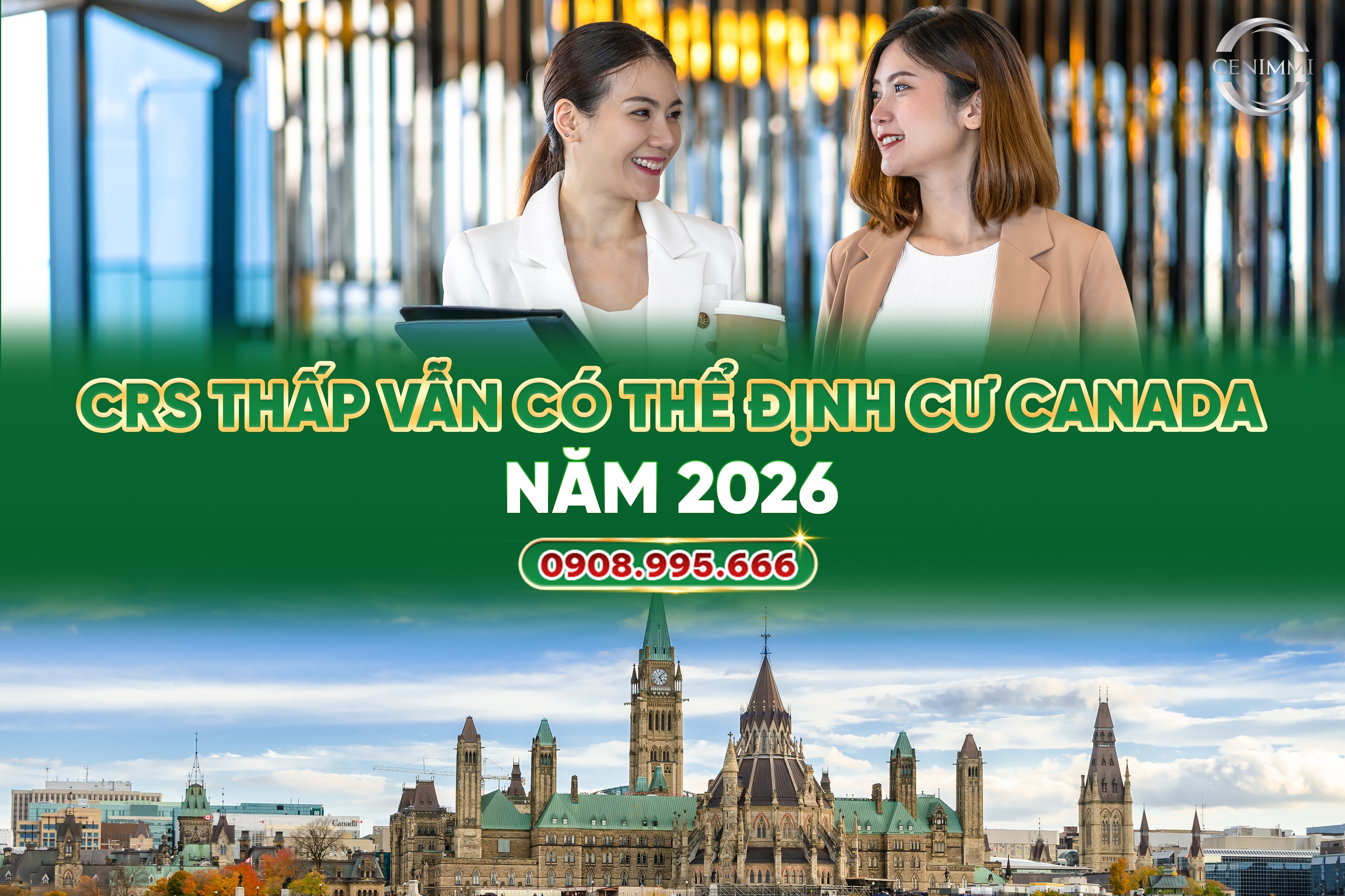 CRS thấp vẫn có thể định cư Canada năm 2026