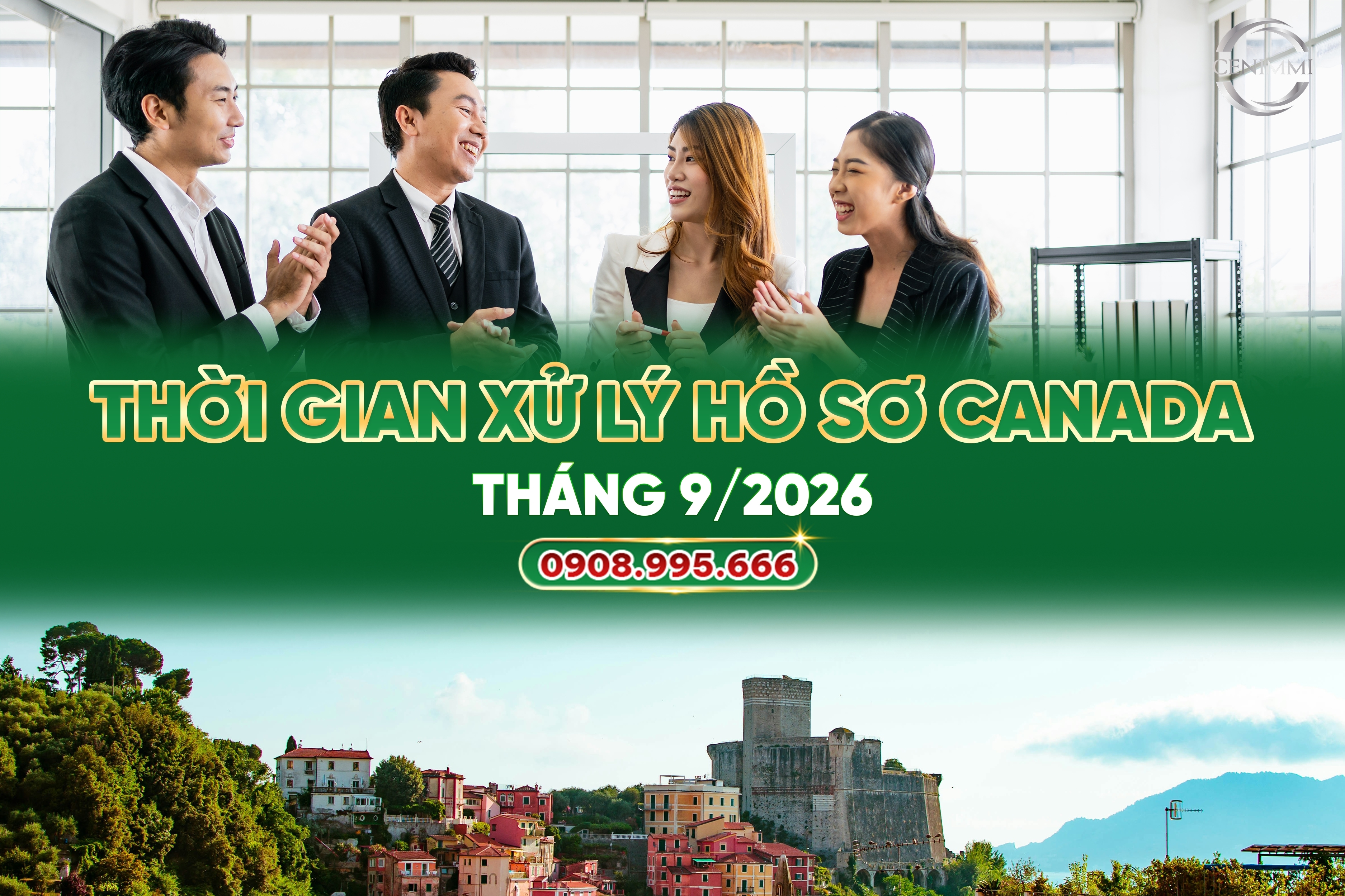 Thời gian xử lý hồ sơ Canada tháng 9/2026