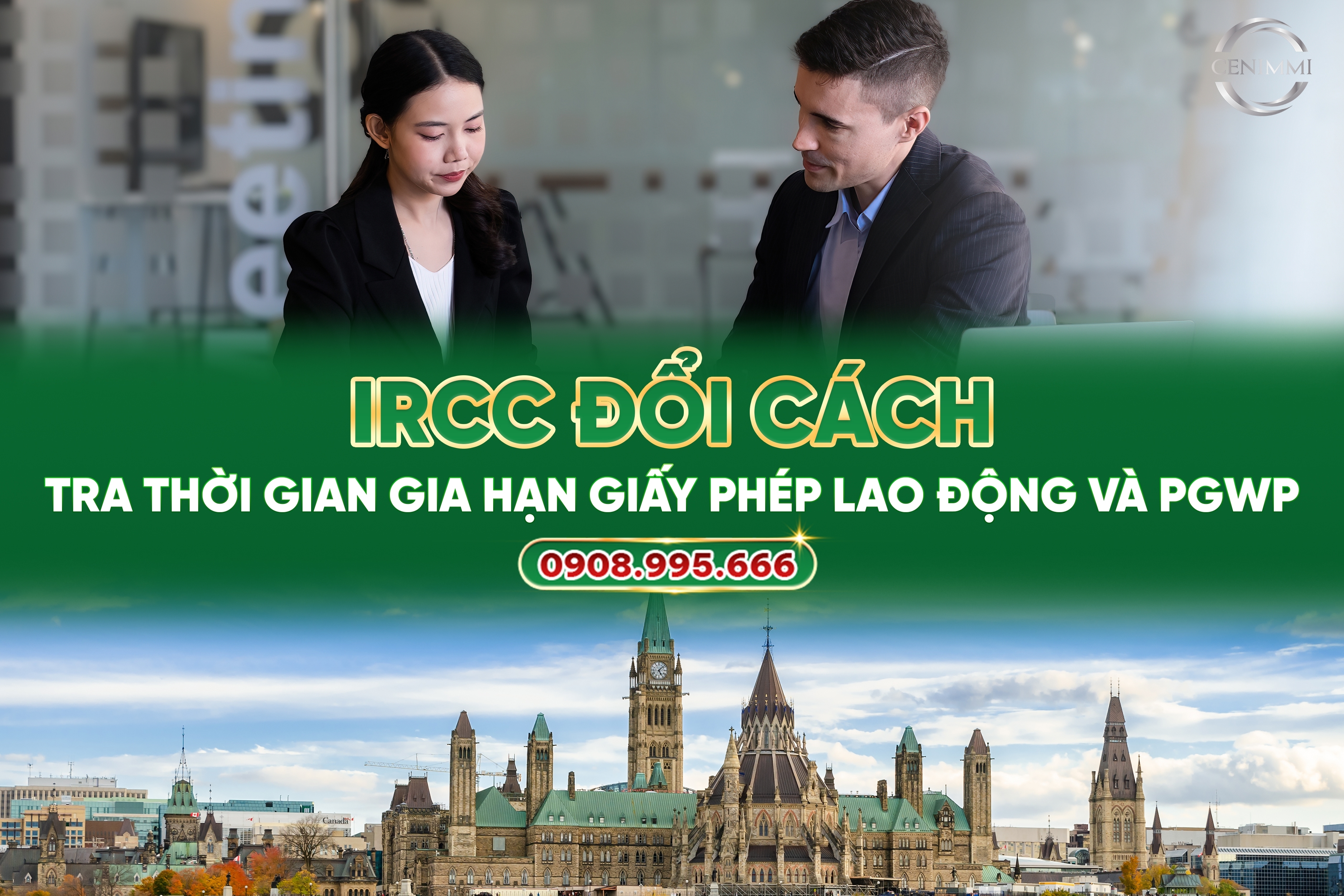 IRCC đổi cách tra thời gian gia hạn giấy phép lao động và PGWP