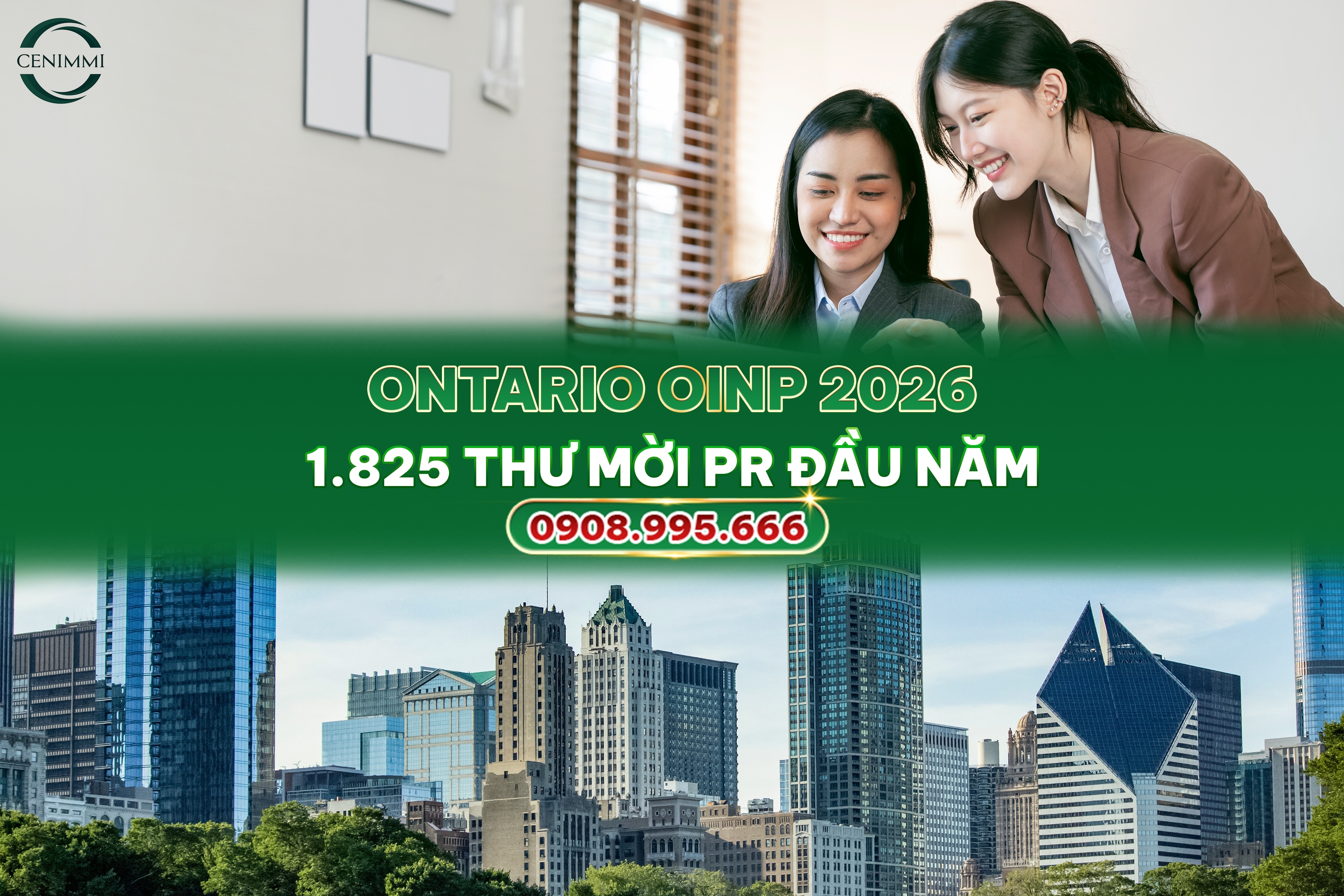 Ontario OINP 2026: 1.825 thư mời PR đầu năm