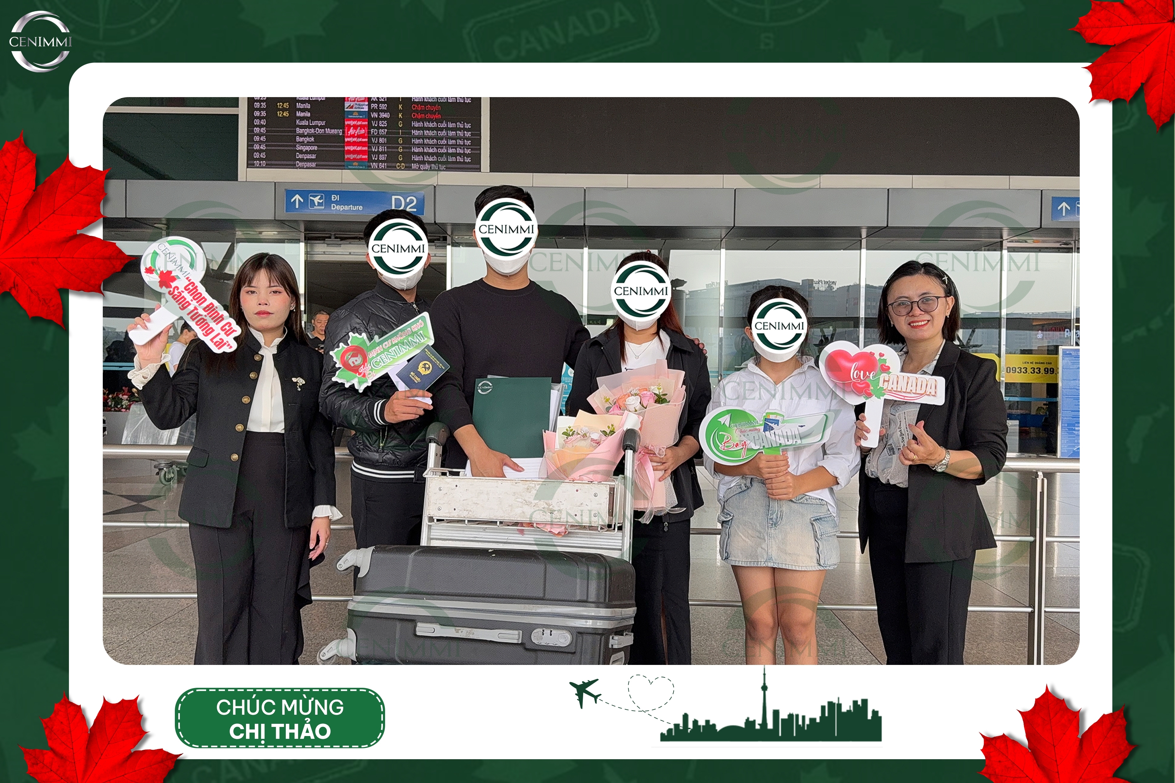 CHÚC MỪNG CHỊ THẢO NHẬN VISA LAO ĐỘNG CANADA