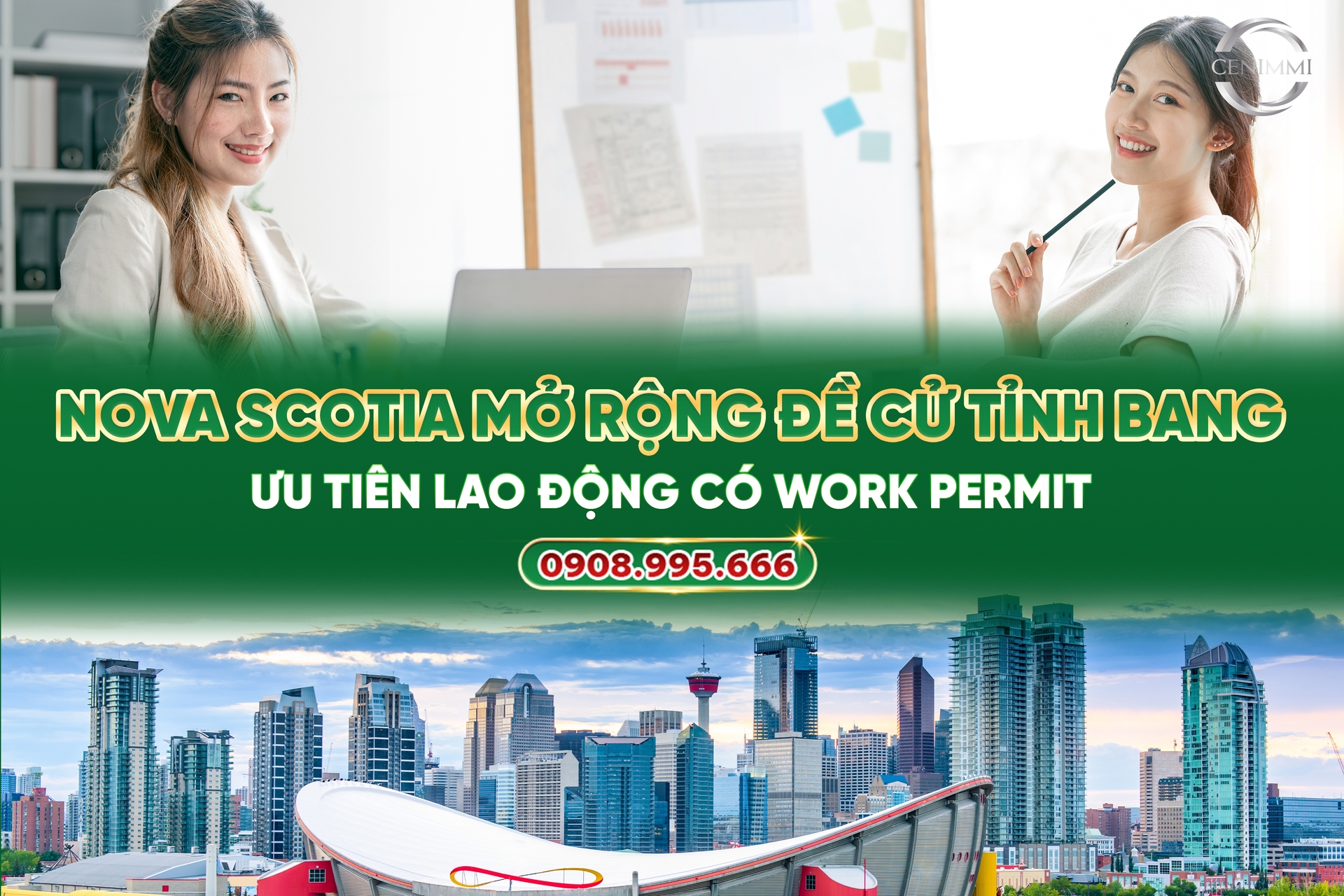 Nova Scotia mở rộng đề cử tỉnh bang ưu tiên lao động có Work Permit
