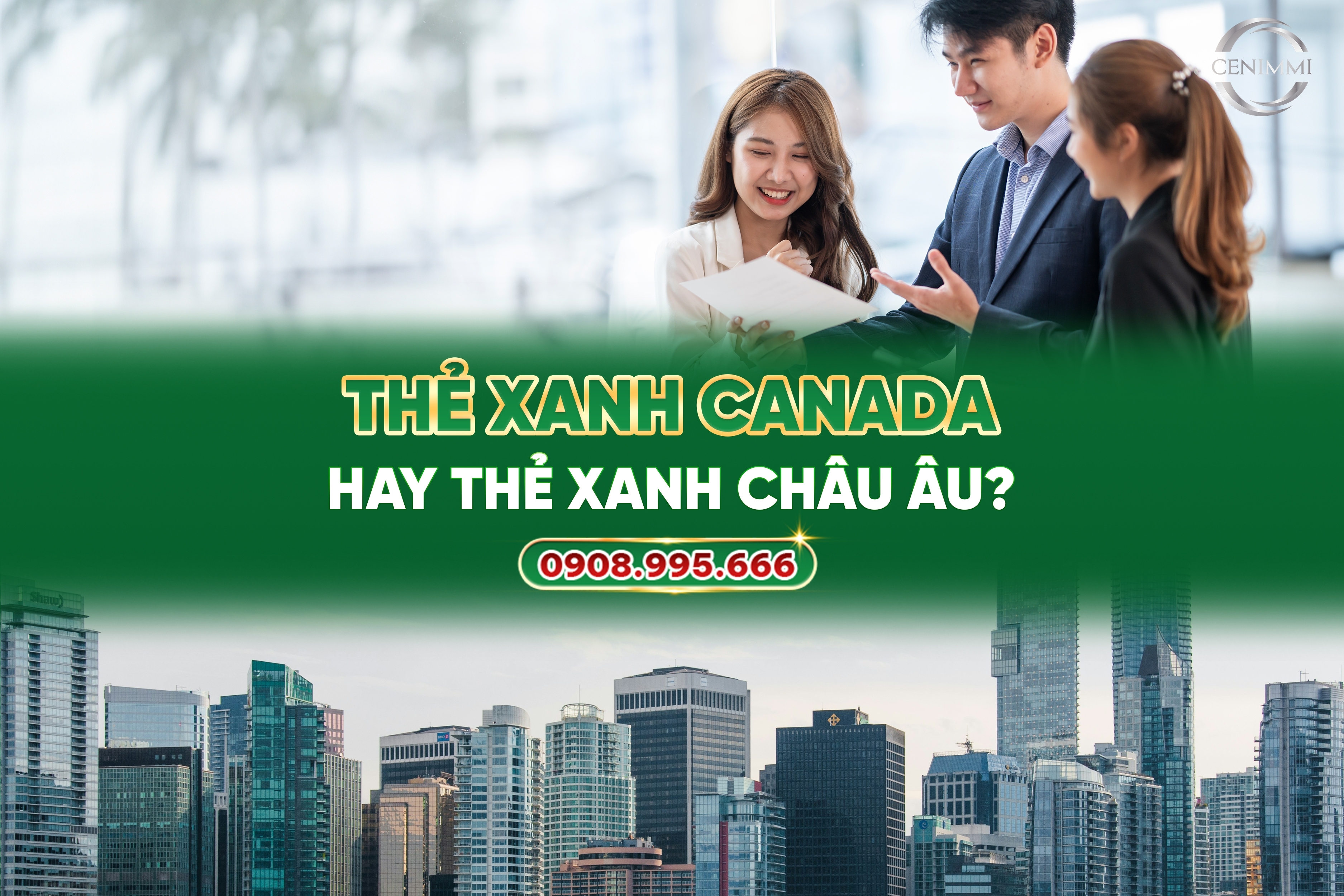 Thẻ xanh Canada hay thẻ xanh châu Âu?
