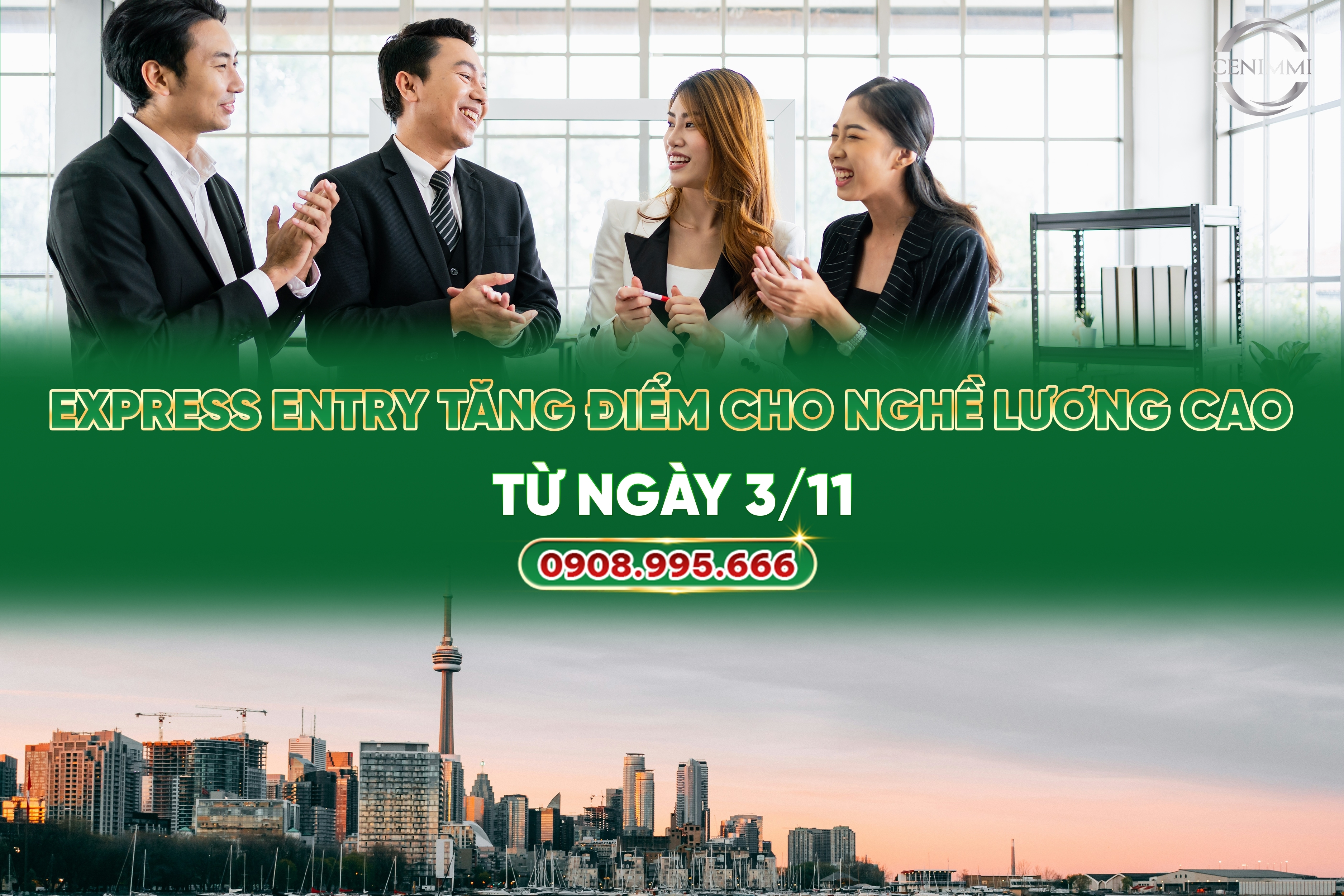 Express Entry tăng điểm cho nghề lương cao từ ngày 3/11